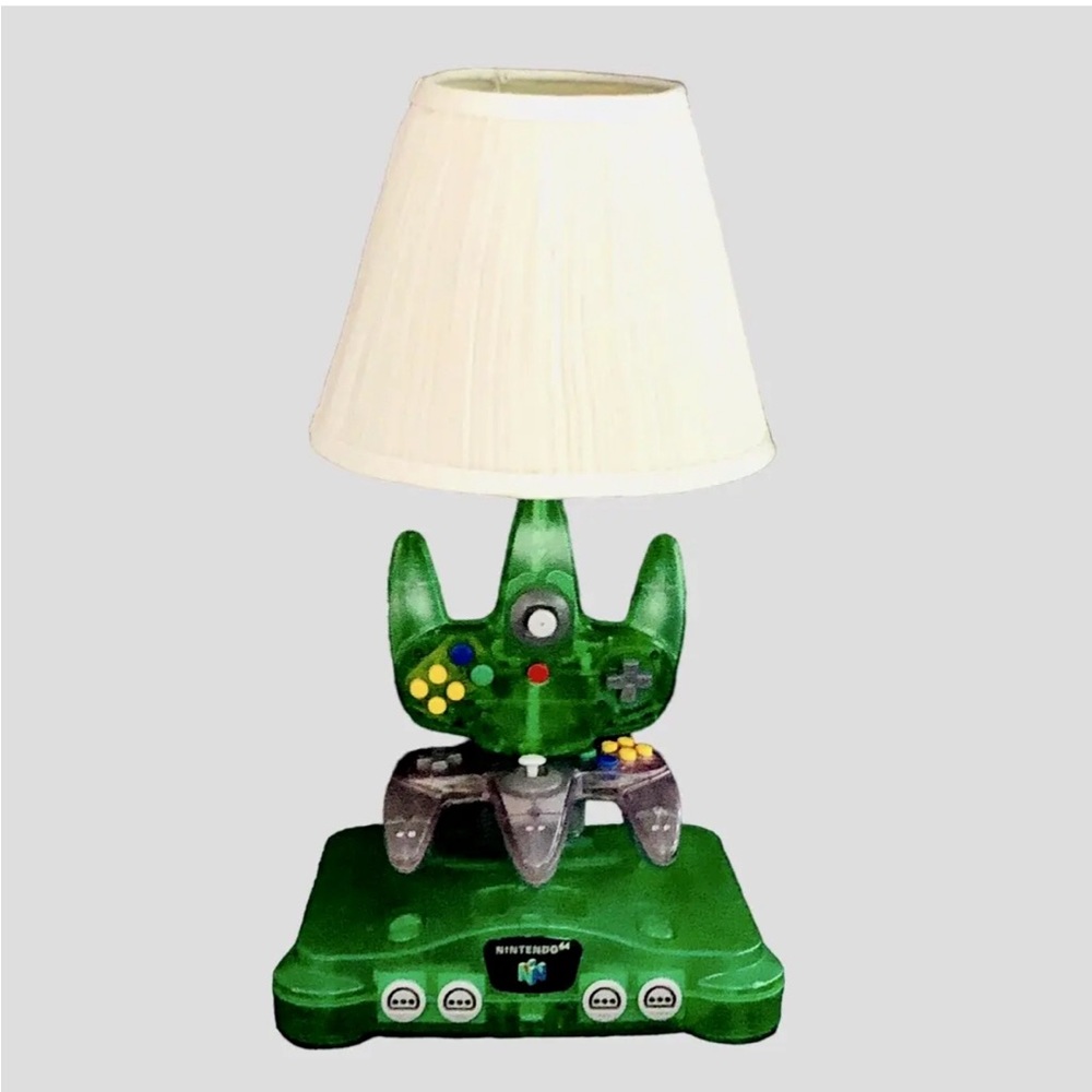 ❤️SOLD❤️ Nintendo N64 Custom Lamp Jungle Green Control Deck